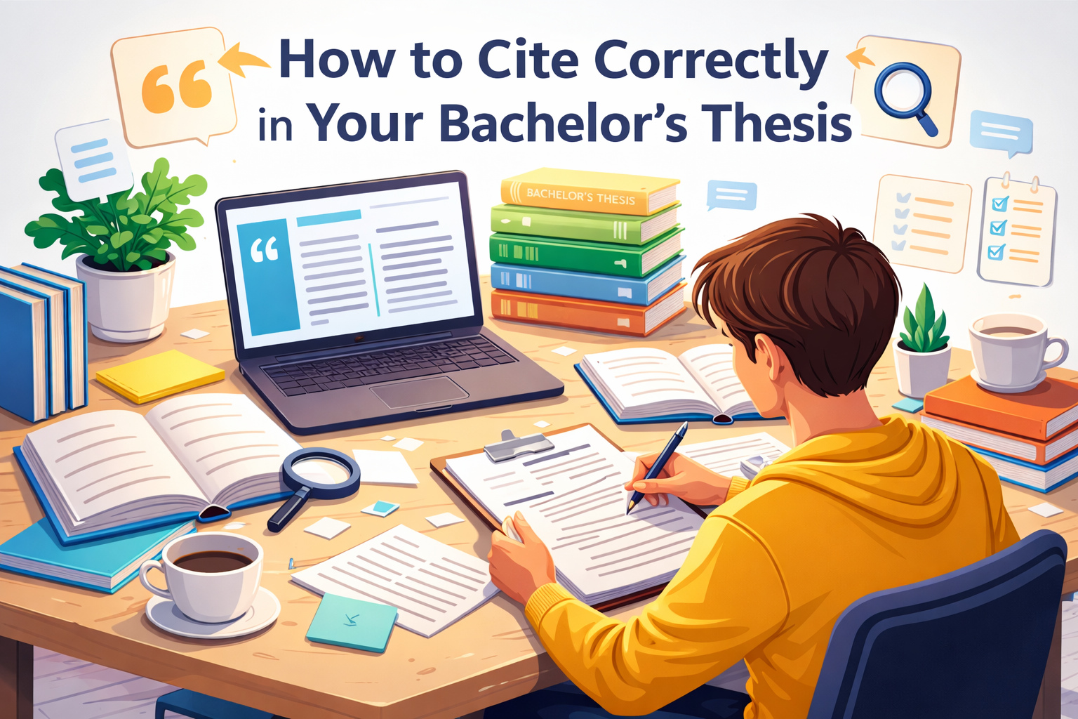 How to Cite Correctly in Your Bachelor’s Thesis – A Clear Introduction